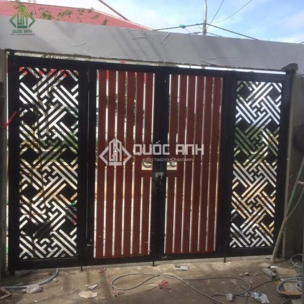 Cửa cổng sắt ngày càng được cải tiến và mẫu mã.