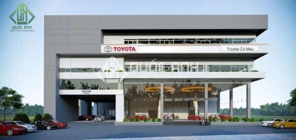 Hệ thống cửa, vách kính lắp đặt ở showroom.