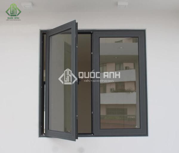 Cửa sổ 2 cánh mở quay.