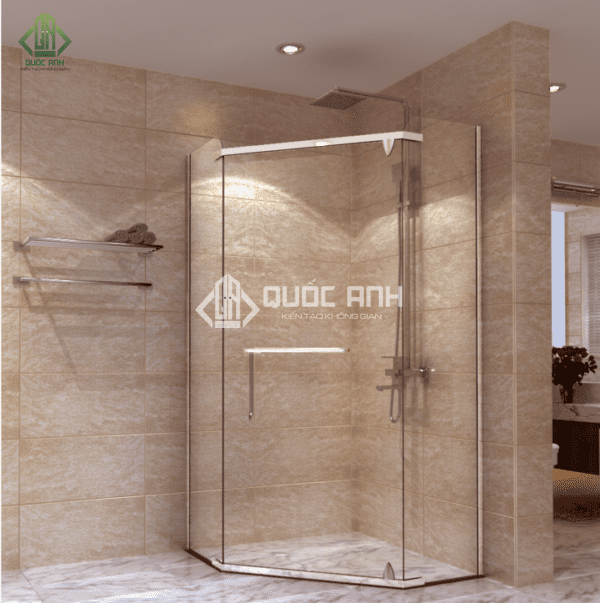 Quốc Anh Door chuyên lắp đặt phòng tắm kính giá tốt.