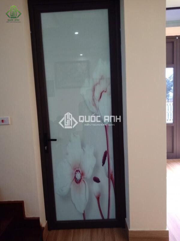 Cửa nhôm kính tranh 3D có tính nghệ thuật cao.