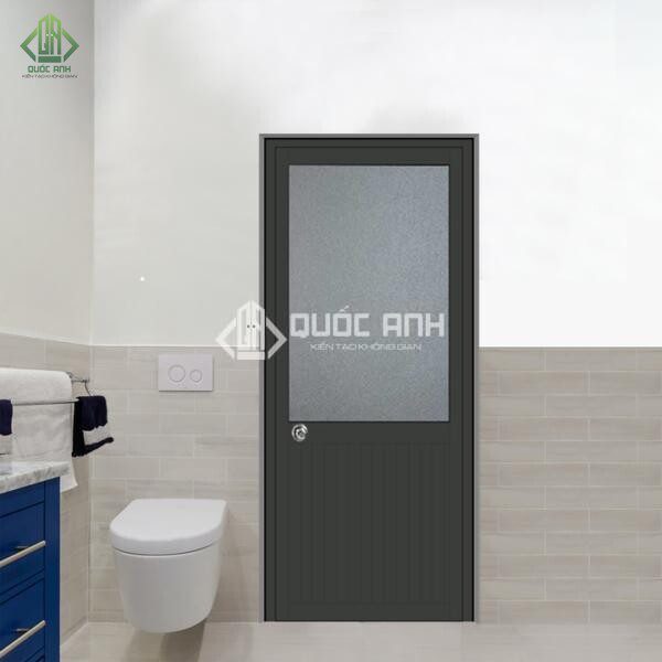 Cửa nhôm nhà vệ sinh có độ bền cao.