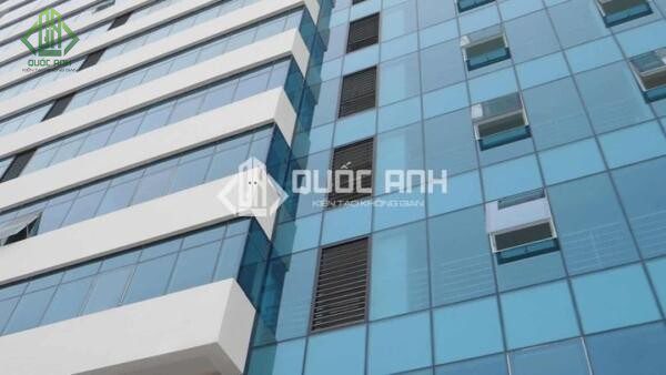 Mặt dựng nhôm Xingfa hệ 65 có tính thẩm mỹ cao.