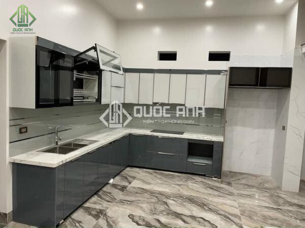 Tủ bếp hợp kim nhôm đẳng cấp.