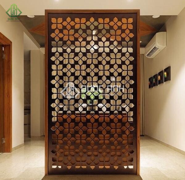 Vách ngăn CNC cho phòng thờ.