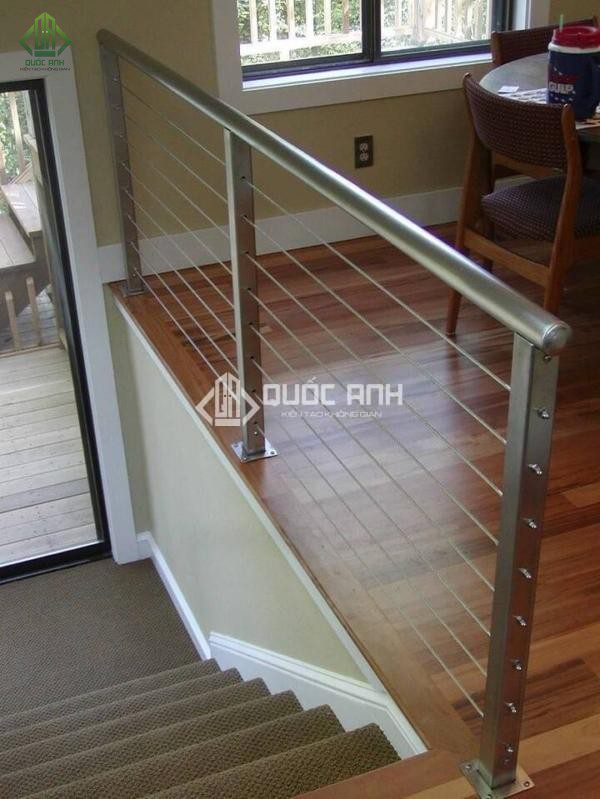 Lan can inox có độ bền cao.
