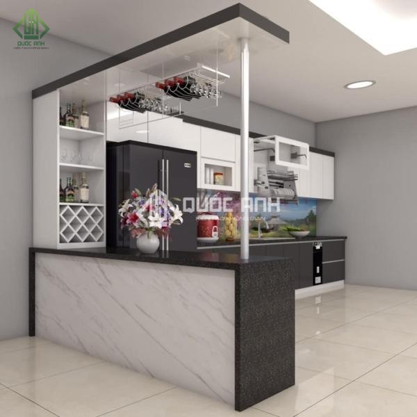 Những lưu ý cần biết khi lắp đặt quầy bar bếp.