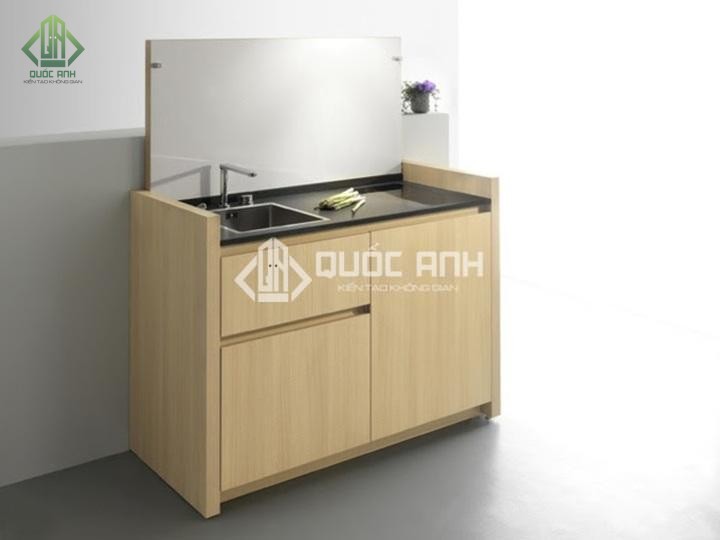 Cách chọn tủ bếp mini phù hợp với không gian. 