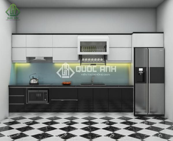 Quốc Anh Door là đơn vị thi công tủ bếp uy tín được khách hàng đánh giá cao.
