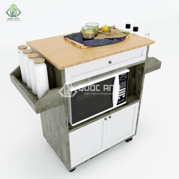 Quốc Anh Door chuyên lắp đặt tủ bếp giá cạnh tranh trên thị trường.