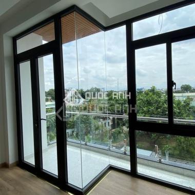 Công trình Vách kính cường lực, cửa bản lề sàn – Phòng khám nha khoa Tân Hương, Tân Phú